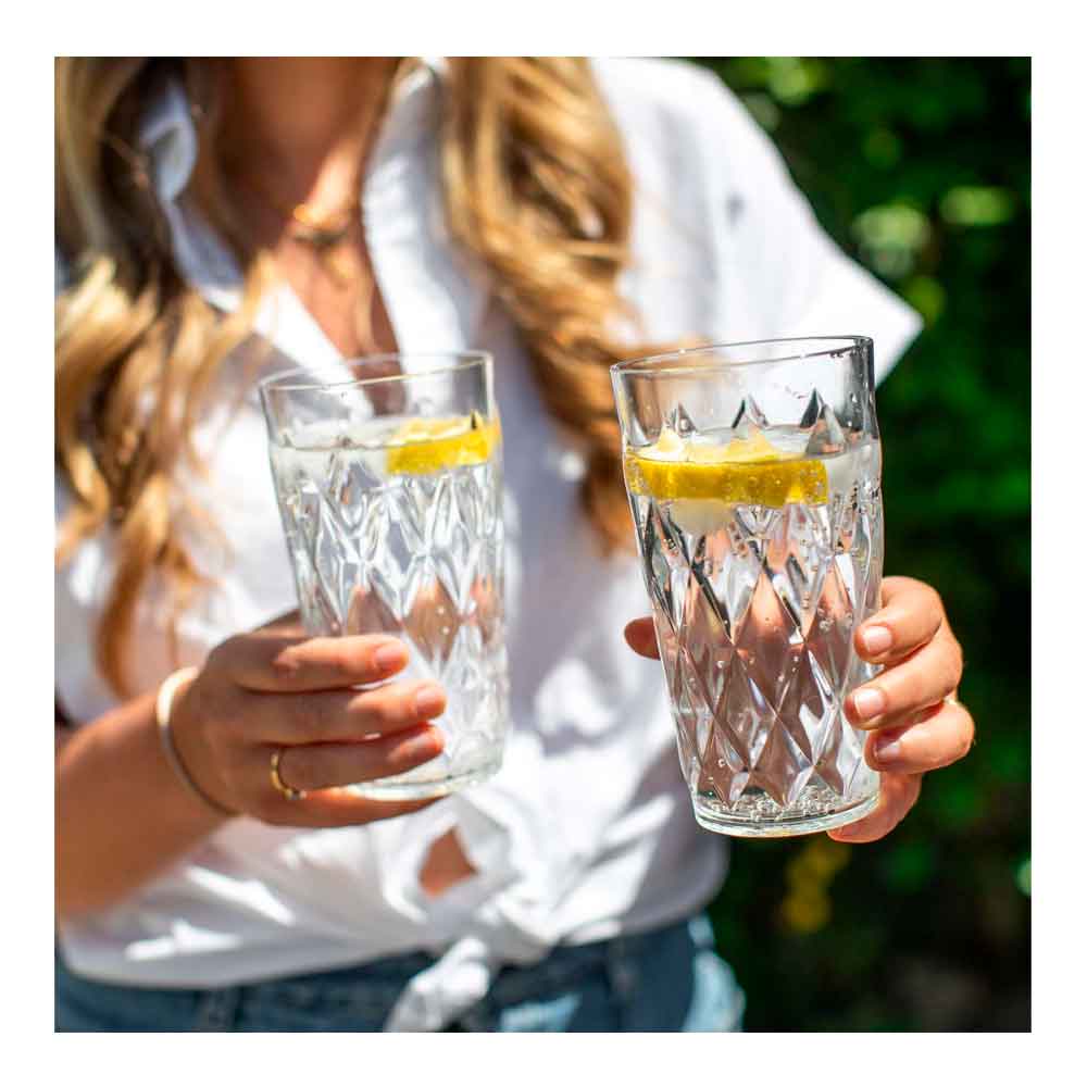 Crystal Glas Högt 6-pack Klar