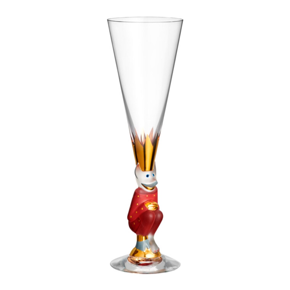 Nobel Champagnedjävul Champagneglas 19 cl Röd