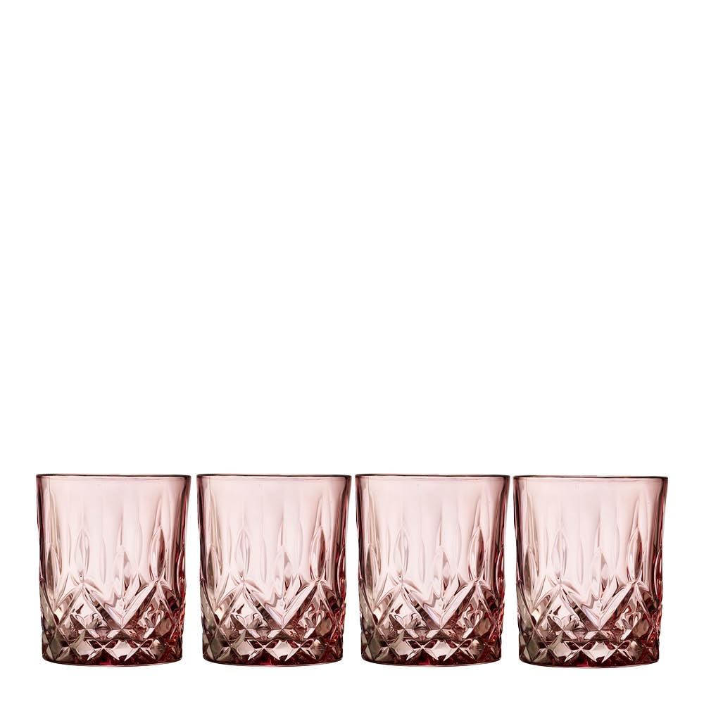 Sorrento Whiskyglas 32 cl 4-pack Rosa