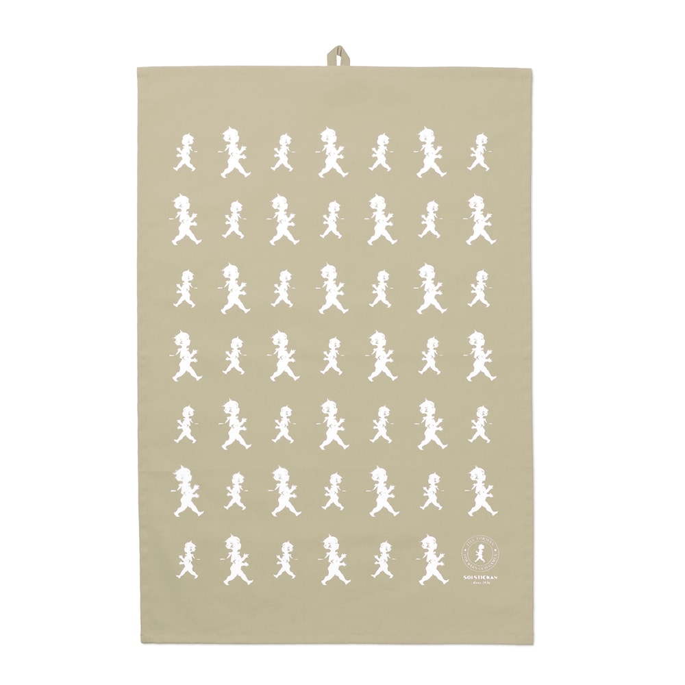 Handduk Halvlinne 50x70 cm Sand