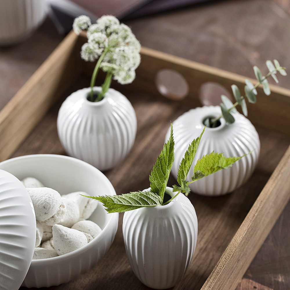 Hammersh?i Vasset mini 3 delar Vit