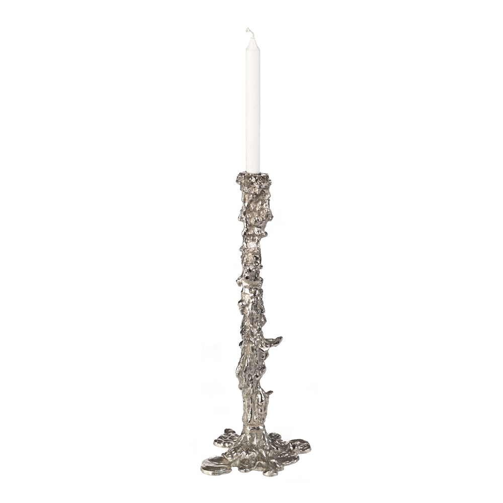 Drip Ljusstake 50 cm Silver