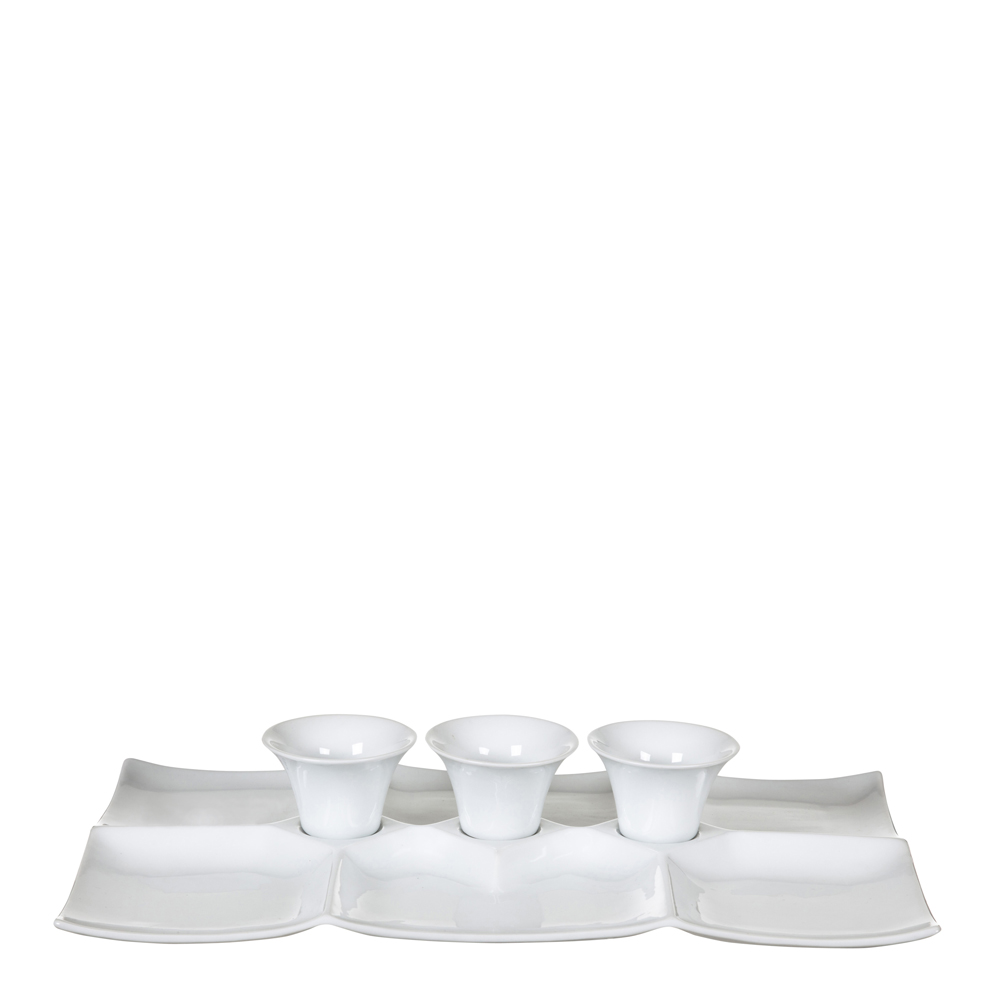 Daily Use Tapasset Skålar och Fat Vit