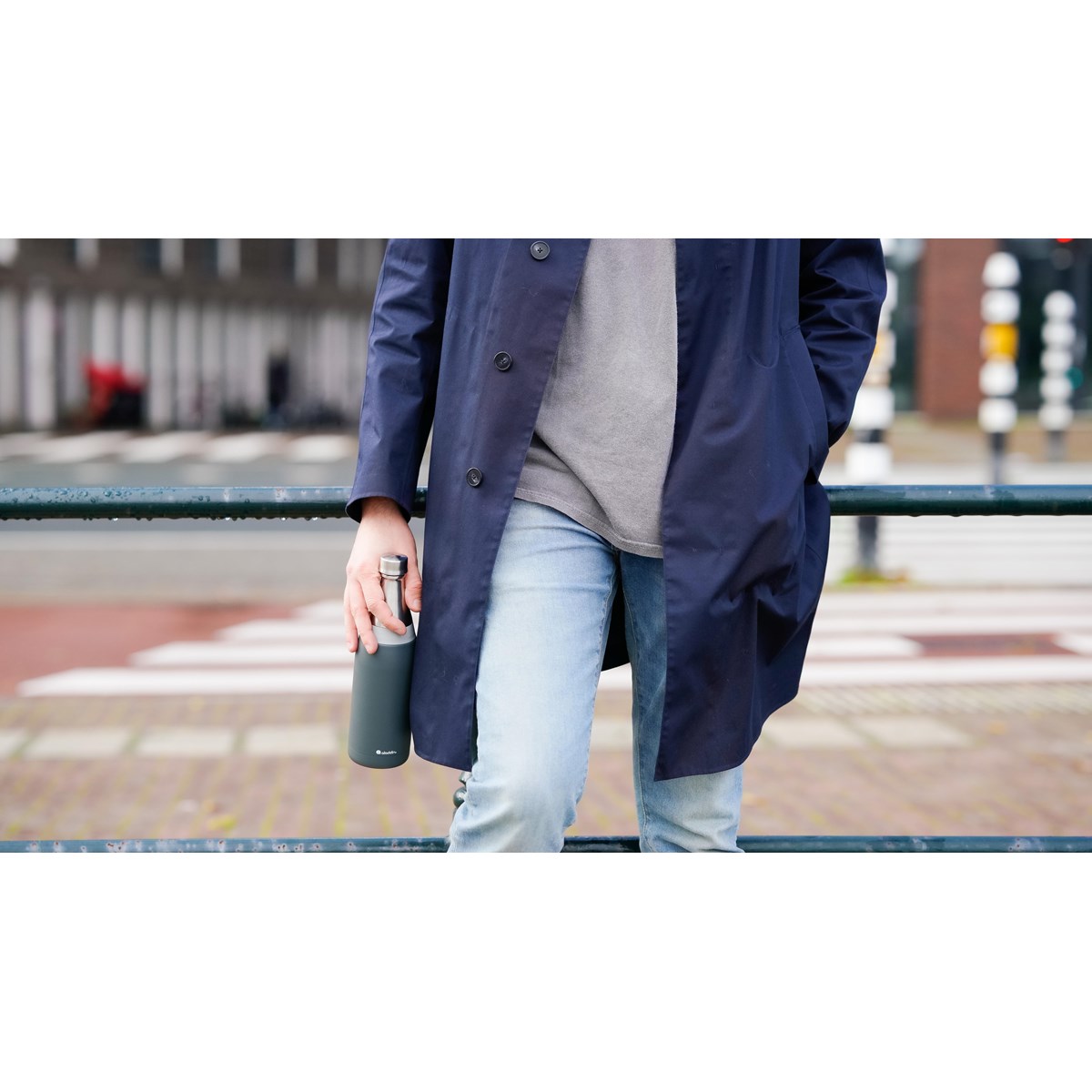 Fresco Thermavac Vattenflaska 0,6L Slate Grey