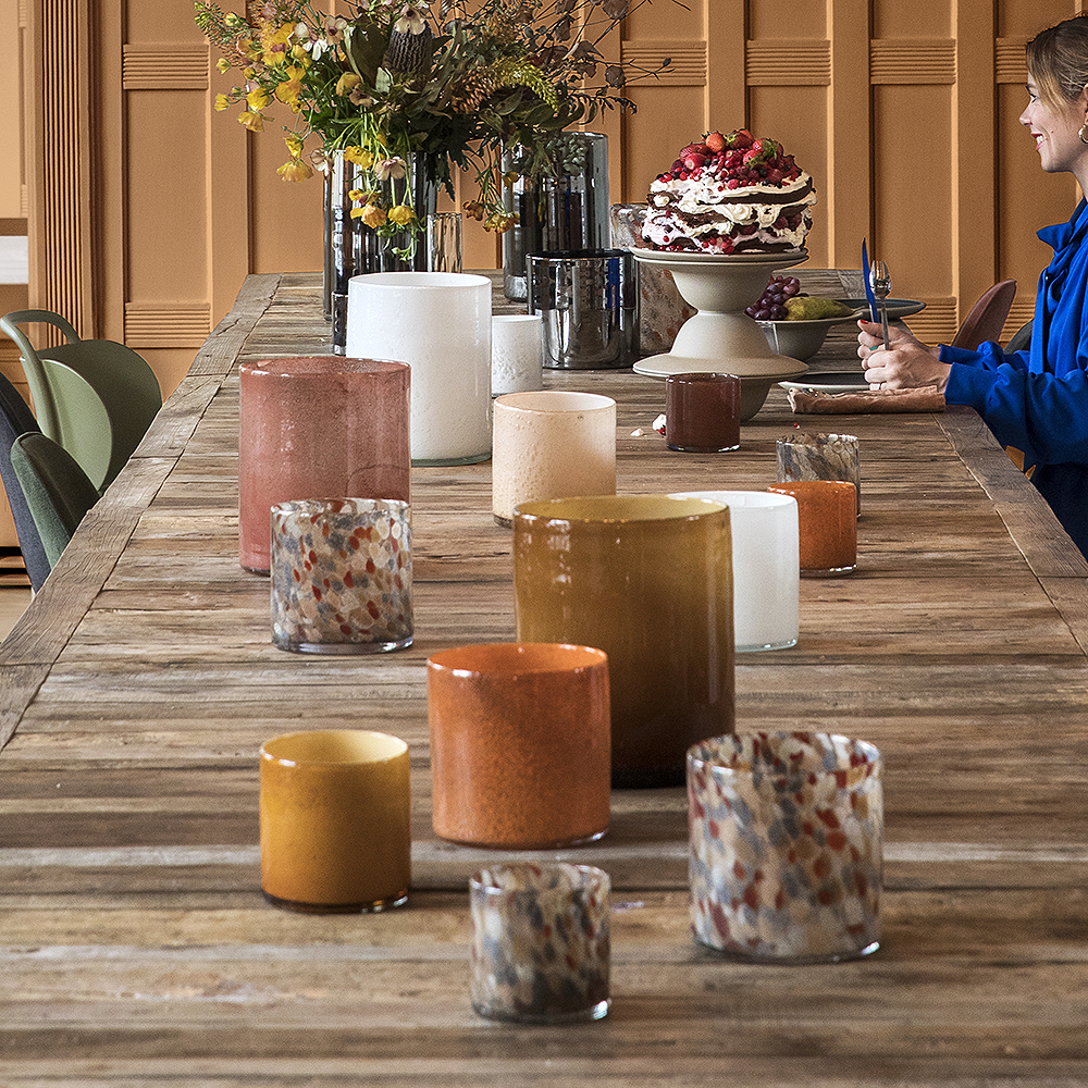 Calore Ljuslykta 15x15 cm Rost