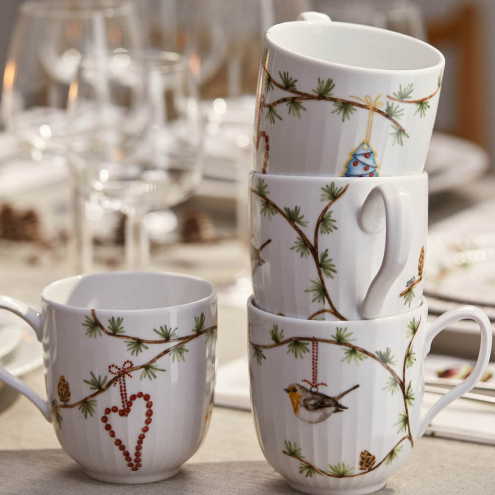 Hammersh?i Christmas Mugg 2023 33 cl Vit