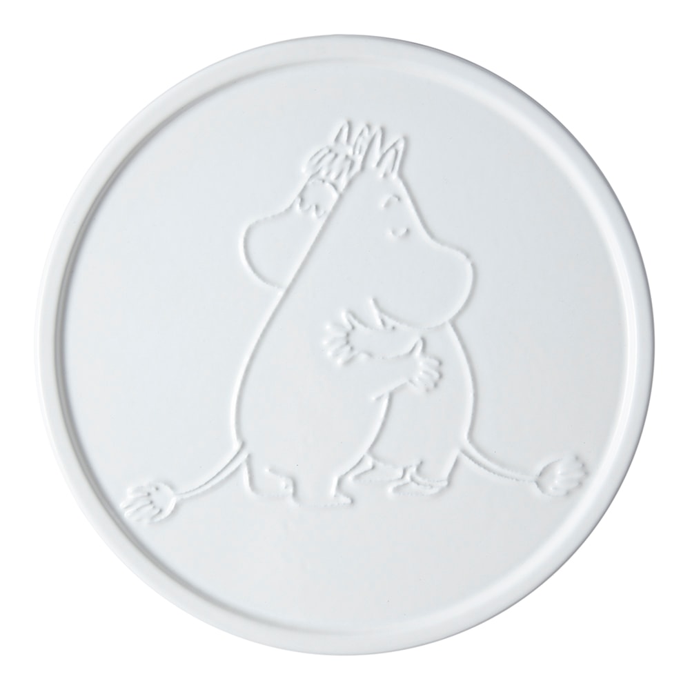 Mumin Grytunderlägg Gjutjärn Vit