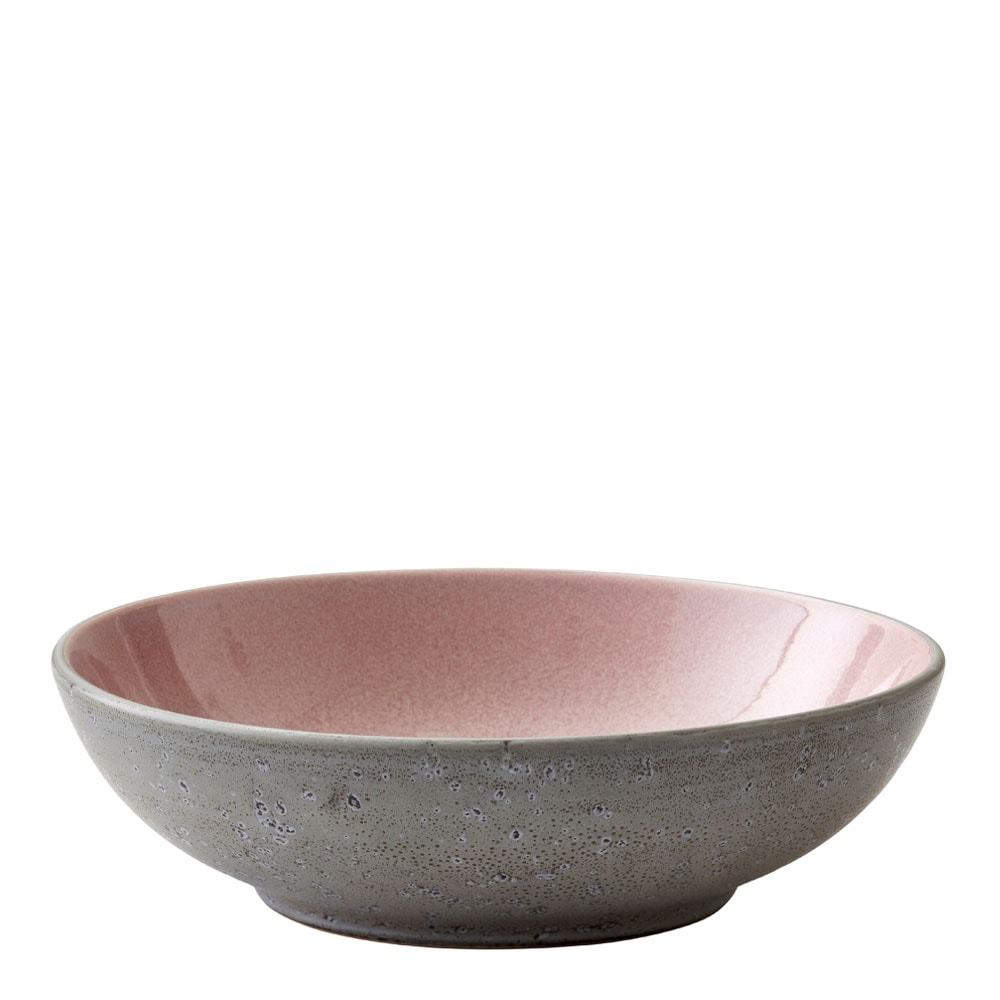 Pastaskål 20 cm Grå/Rosa