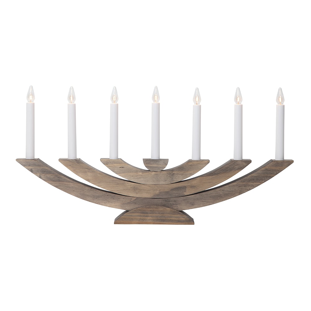 Navida Adventsljusstake Brunbetsad
