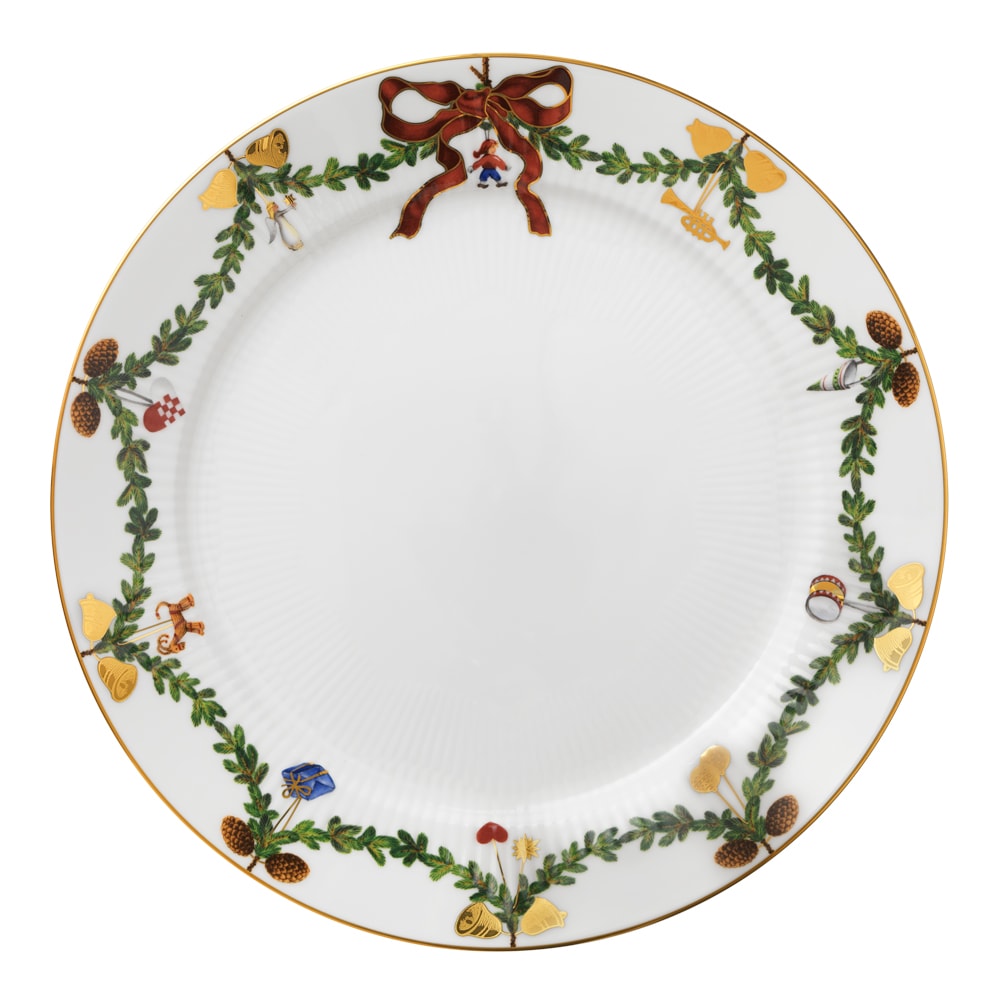 Star Fluted Christmas Tallrik 27 cm