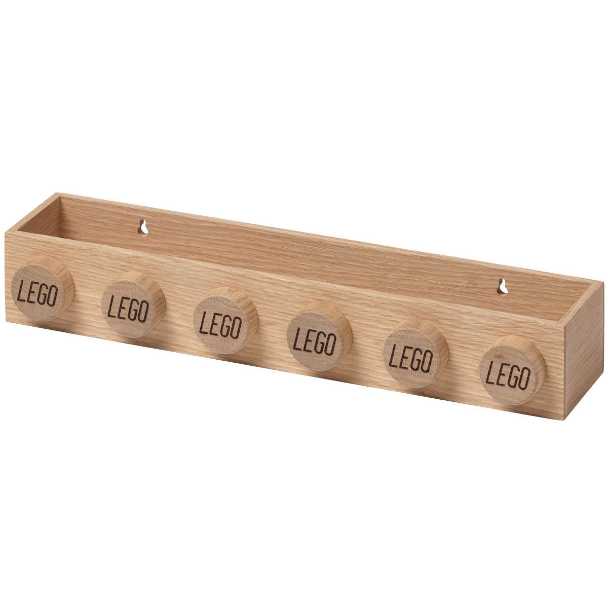 Wooden collection Vägghylla 1x6 Ljus Ek