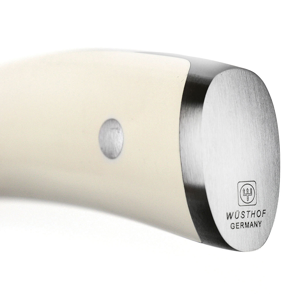 Classic Ikon Santokukniv 17 cm olivslipad Vit