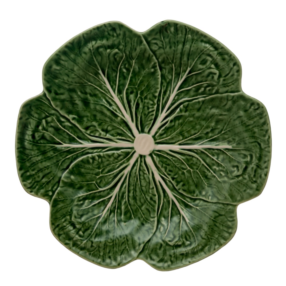 Cabbage Tallrik Kålblad 26,5 cm Grön