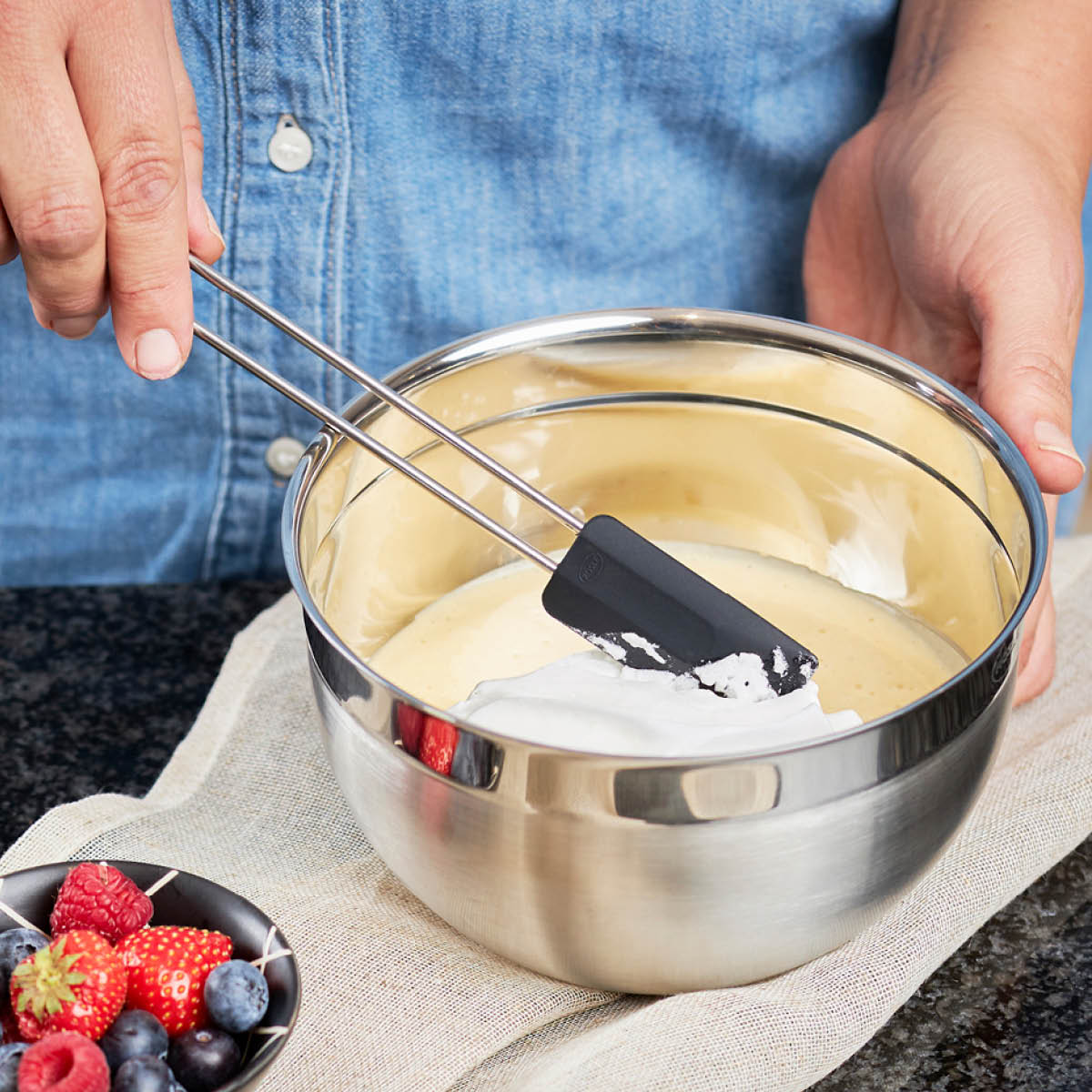 Beredningsskål Stål 3,1 L