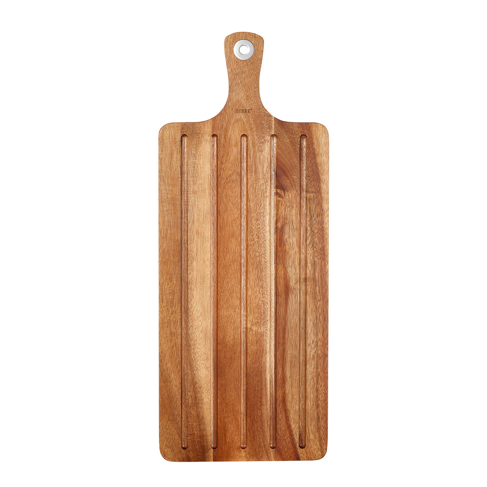 Kniv och skärbräda 48x19 cm Trä
