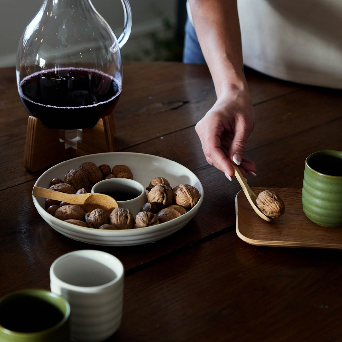 Ellen Serveringsfat 20 cm Vit