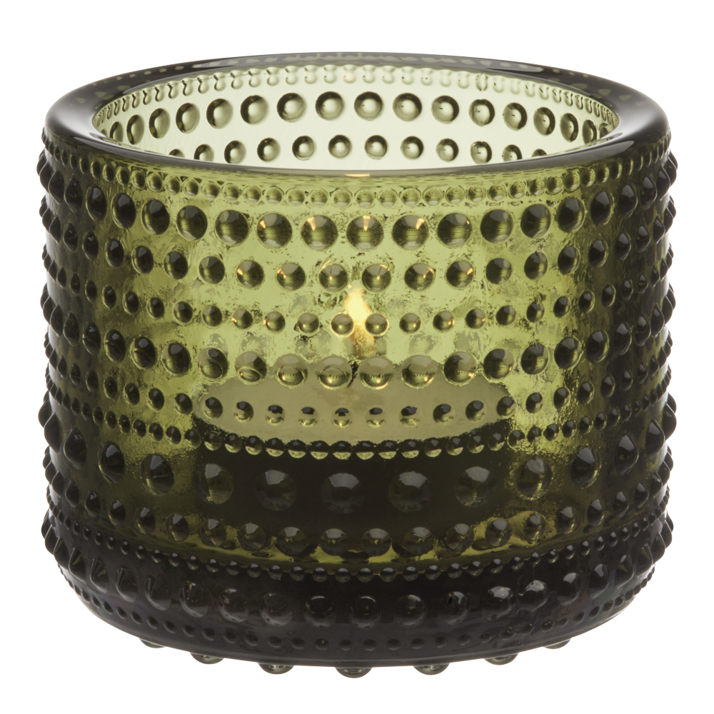 Kastehelmi Ljuslykta 6,4 cm Mossgrön