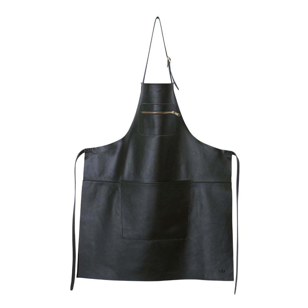Förkläde Skinn Svart