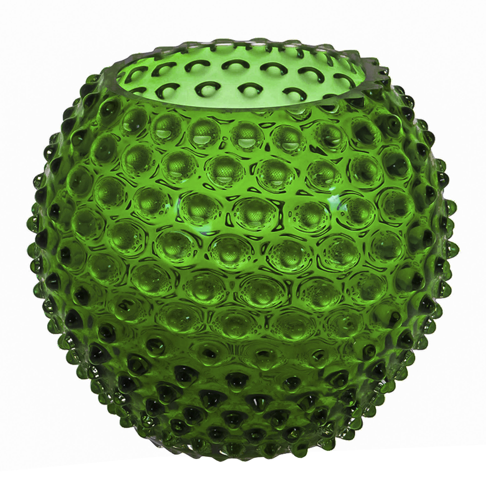 Hobnail Vas 18 cm Dark Green