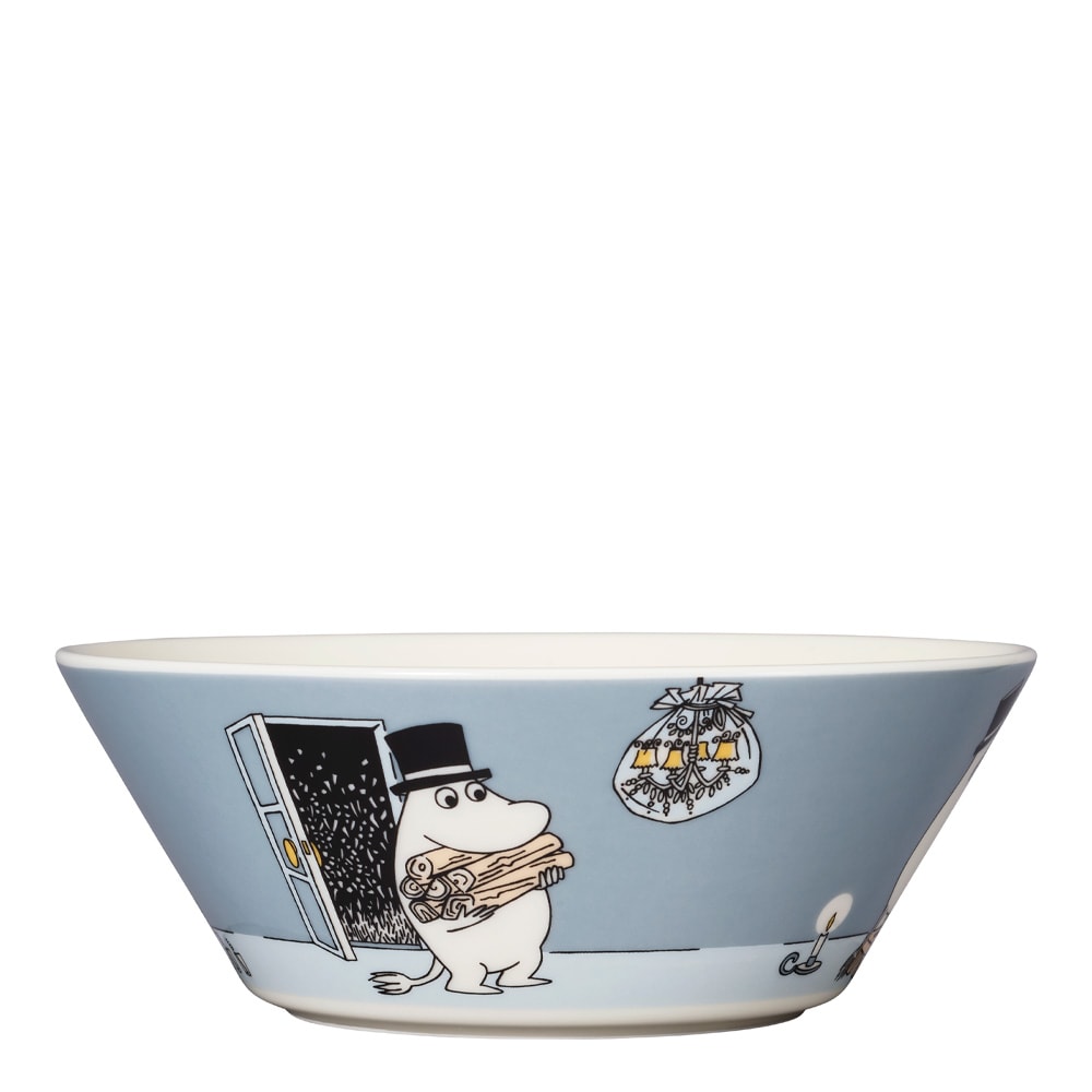 Mumin Skål Muminpappa Grå