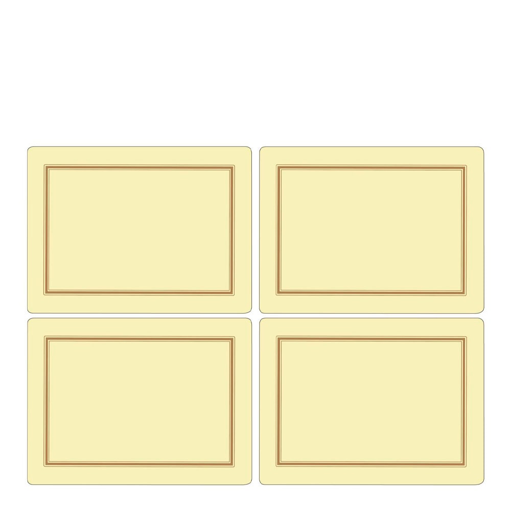 Classic Tablett 40x30 cm 4-pack Kräm