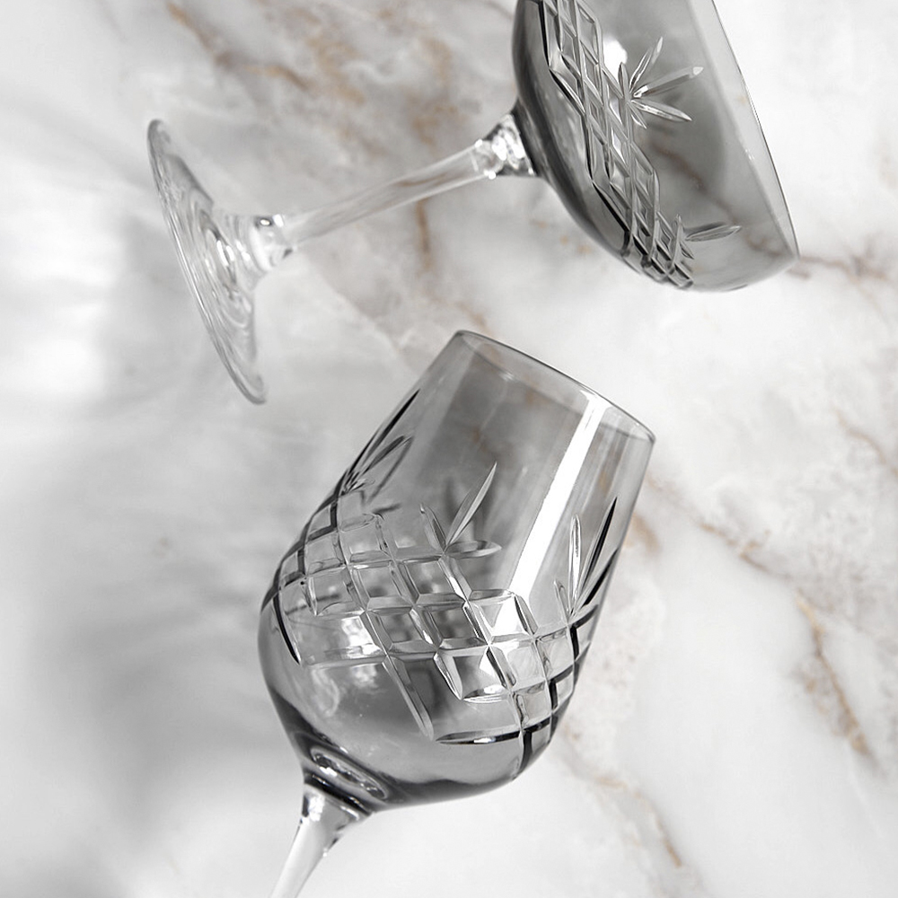 Crispy Gatsby Champagneskål 30 cl 2-pack Grå