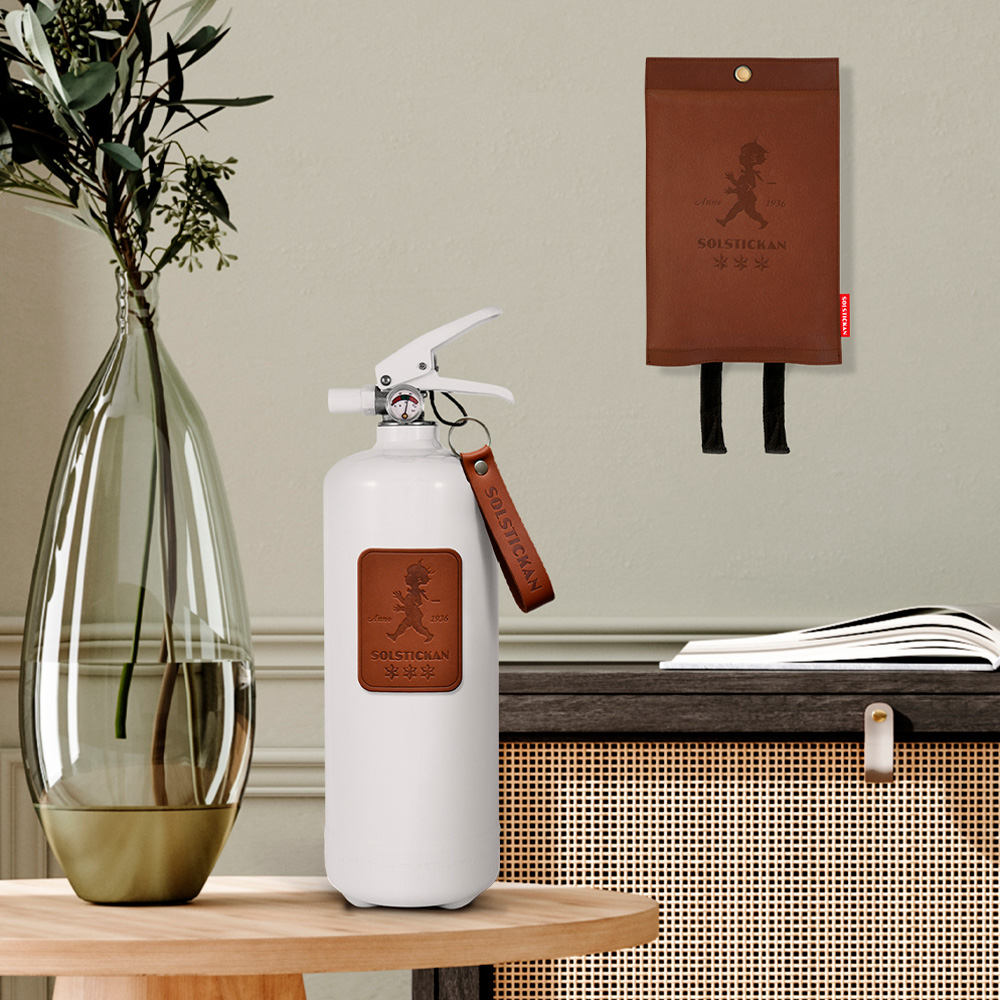 Brandfilt Mörkt Läder