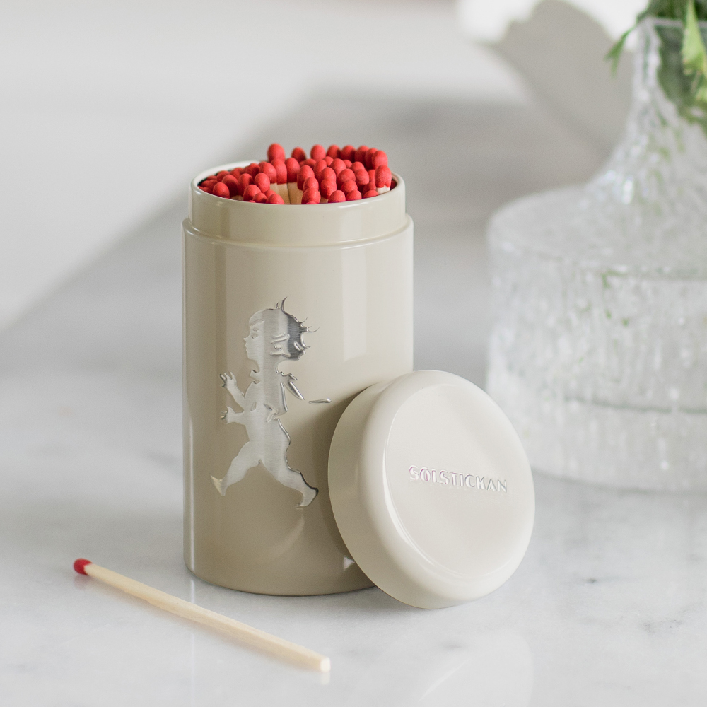 Tändsticksrör 10 cm Sand