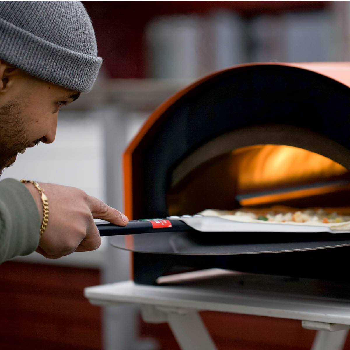 Pizza Angels Pizzaugn Orange/Svart