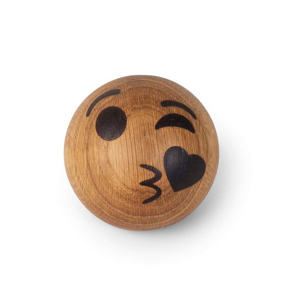 Emojiboll Ek 7 cm Kiss