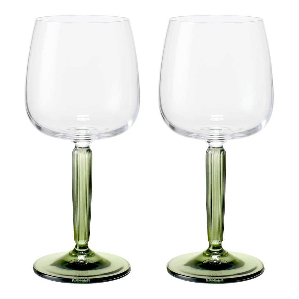 Hammersh?i Vitvinsglas 35 cl 2-pack Grön