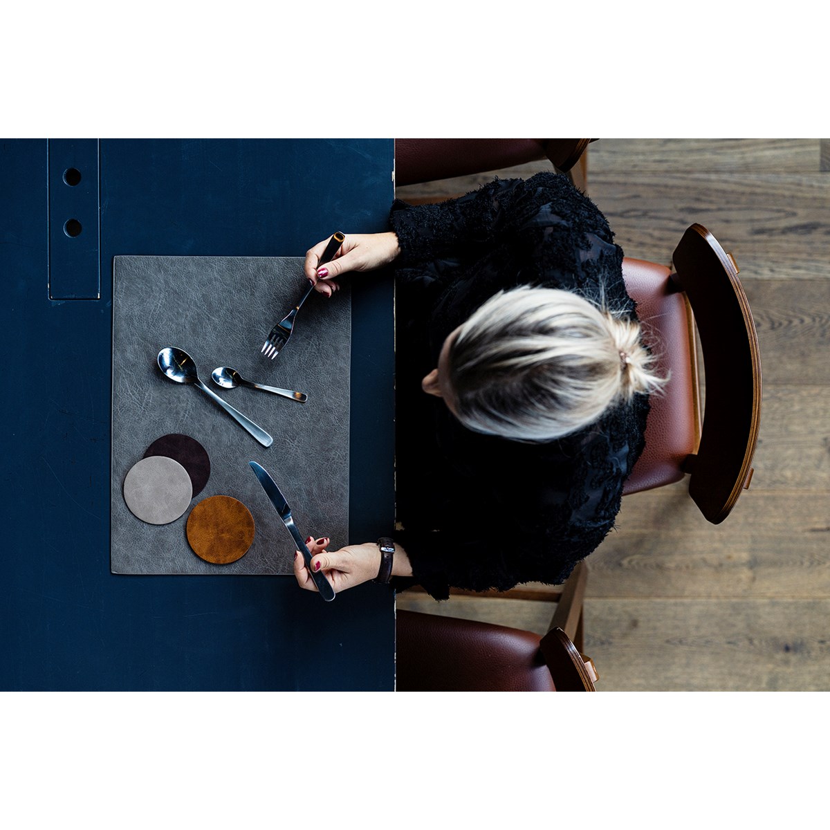 Tuscan Glasunderlägg Valnöt