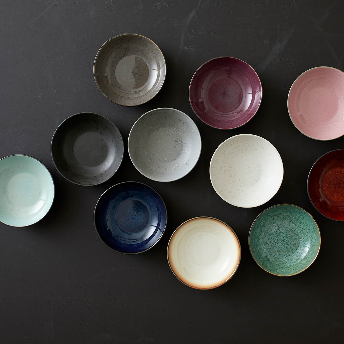 Pastaskål 20 cm Grå/Gräddvit