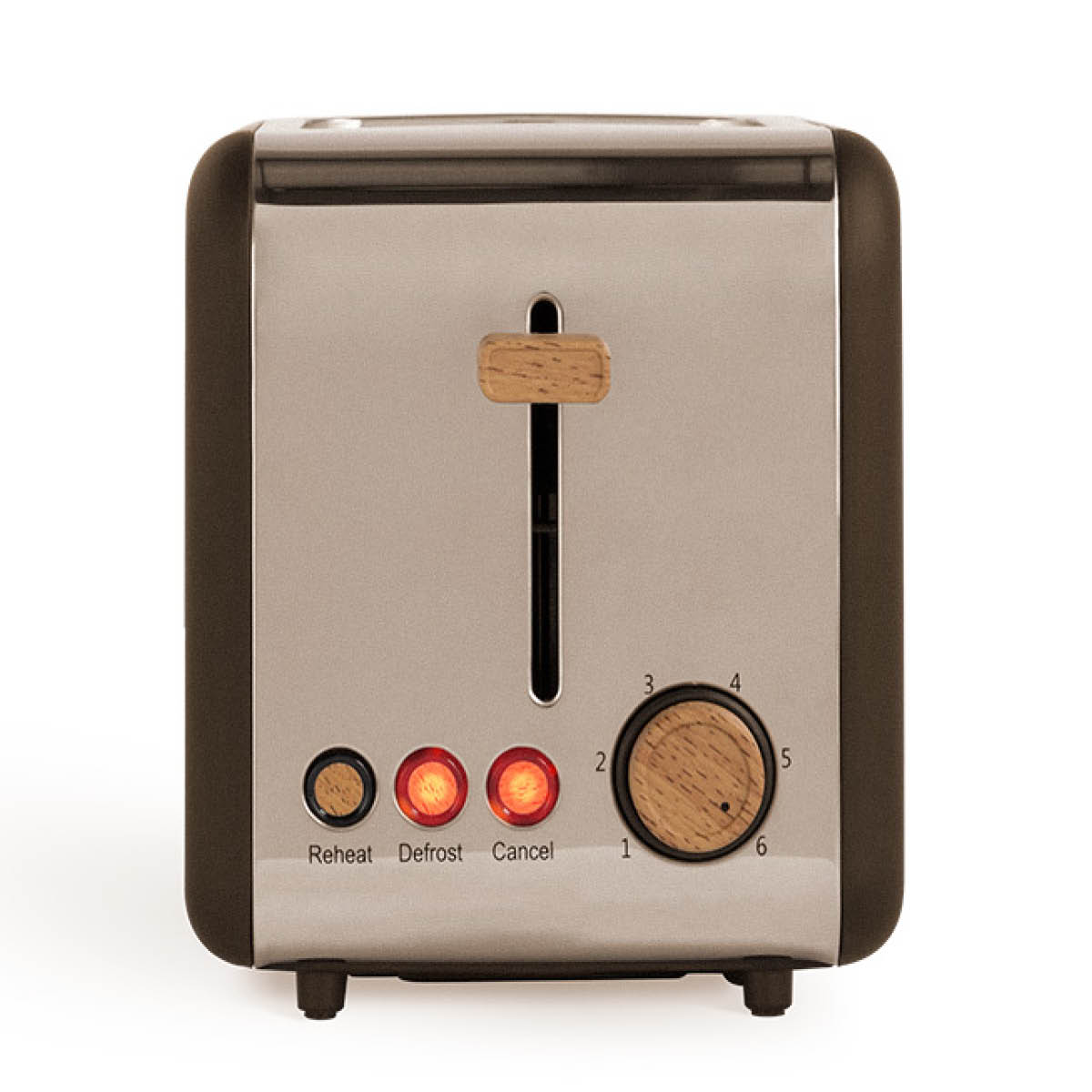 Toast Retro Brödrost Svart