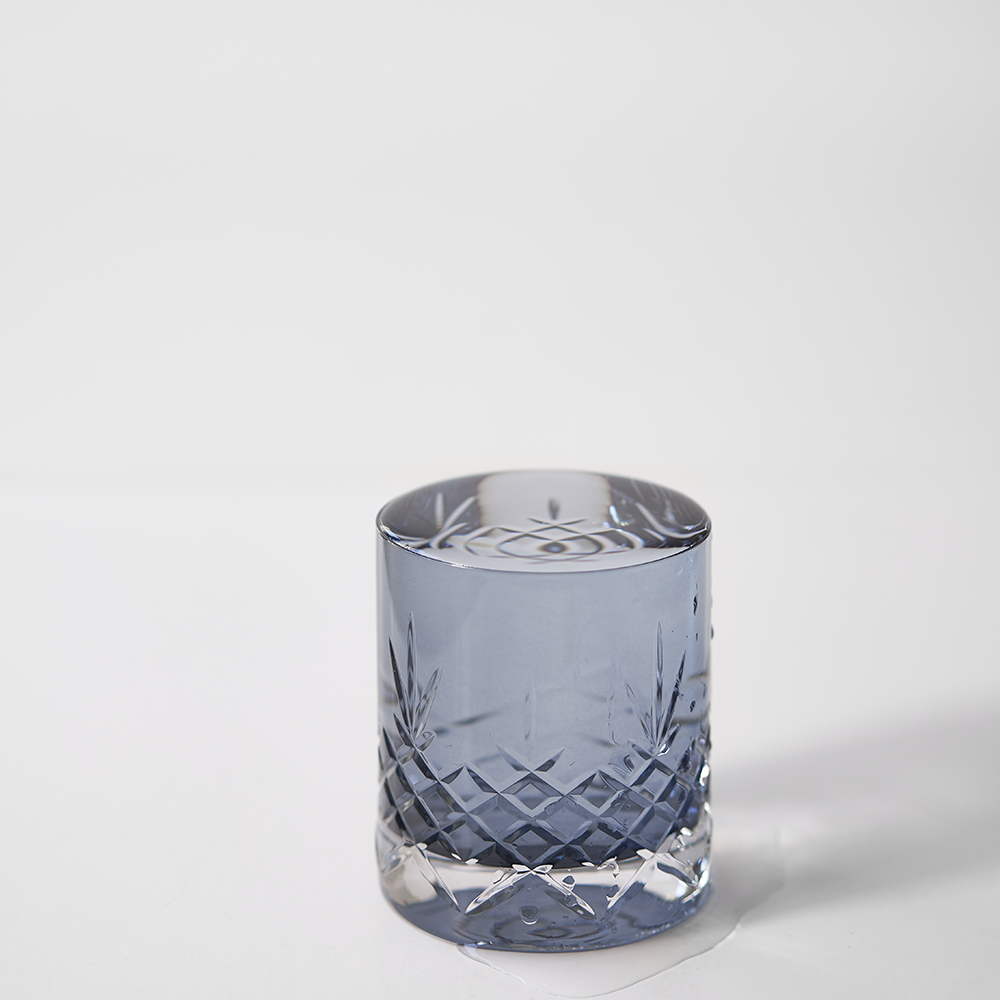 Crispy Lowball Glas 38 cl 2-pack Blå