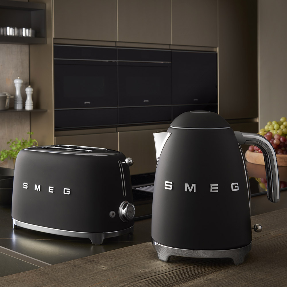 Smeg 50's Style Brödrost 2 skivor Matt Svart
