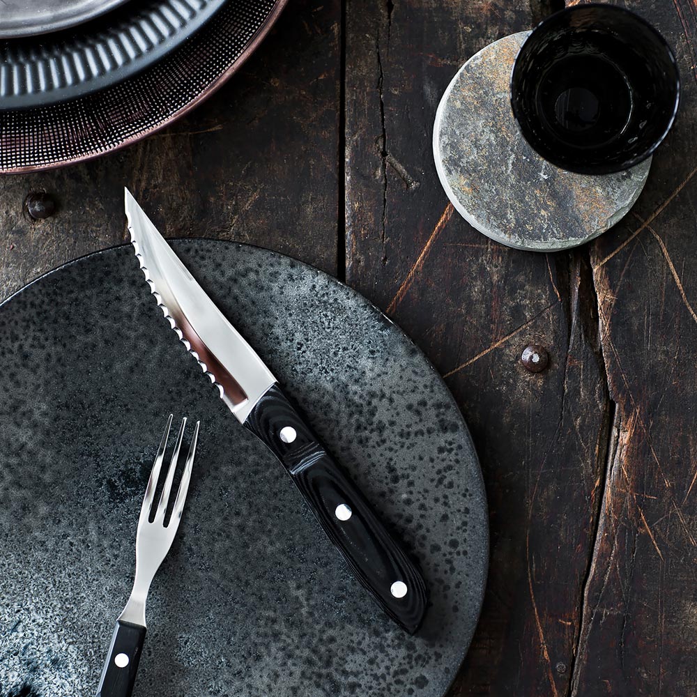 Old Farmer Micarta Grillkniv XL 4-pack