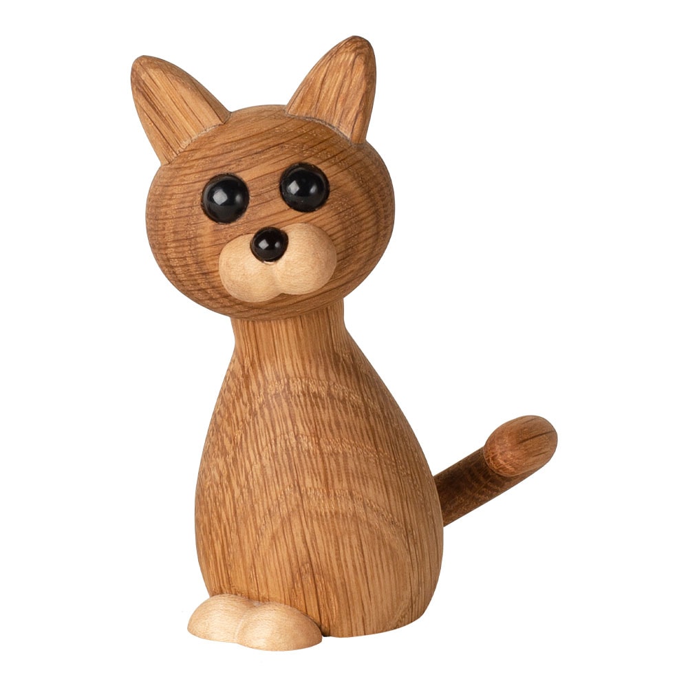 Katten Faith 9,5 cm Ek/Lönn