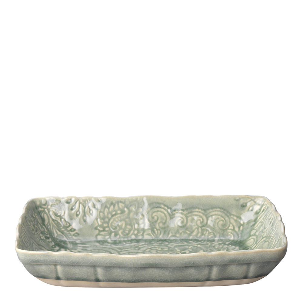 Arabesque Serveringsfat 23x15 cm Antique