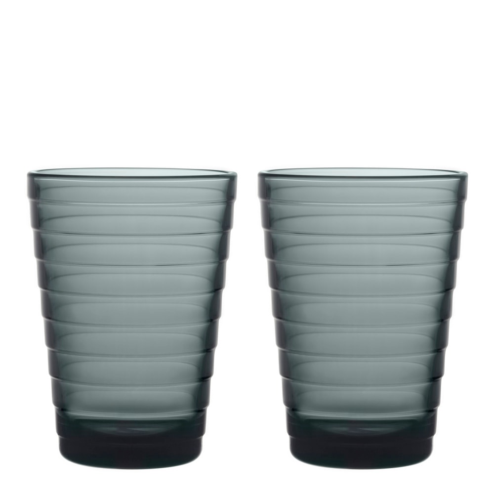 Aino Aalto Glas 33 cl 2-pack Mörkgrå