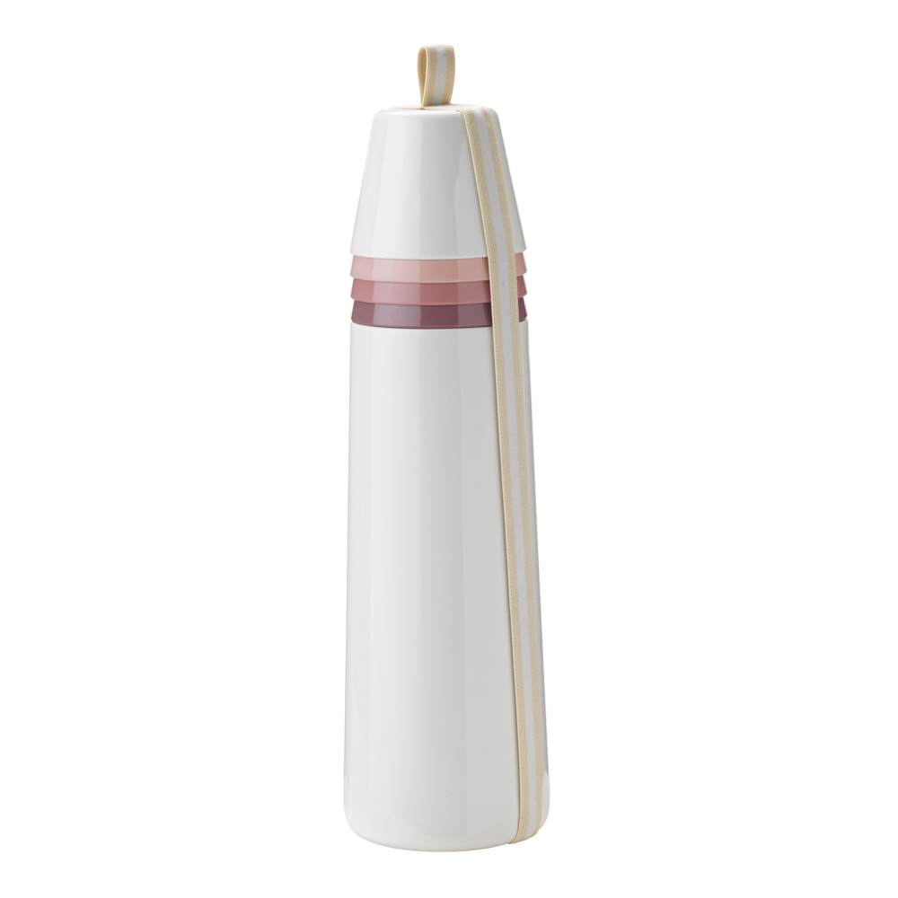Picnic Termoflaska m 4 Koppar 1L Blossom/Vit