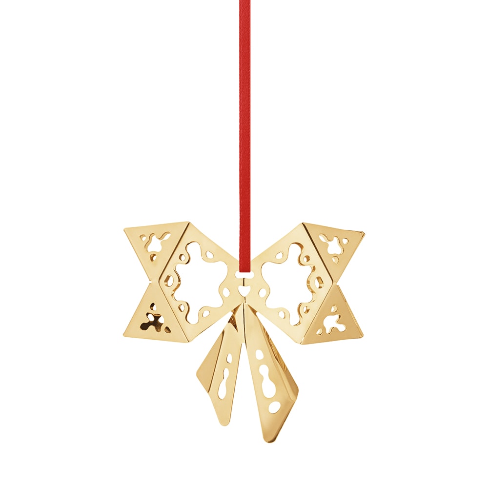 Christmas Collectibles Julhänge Rosett 7,1 cm Förgylld