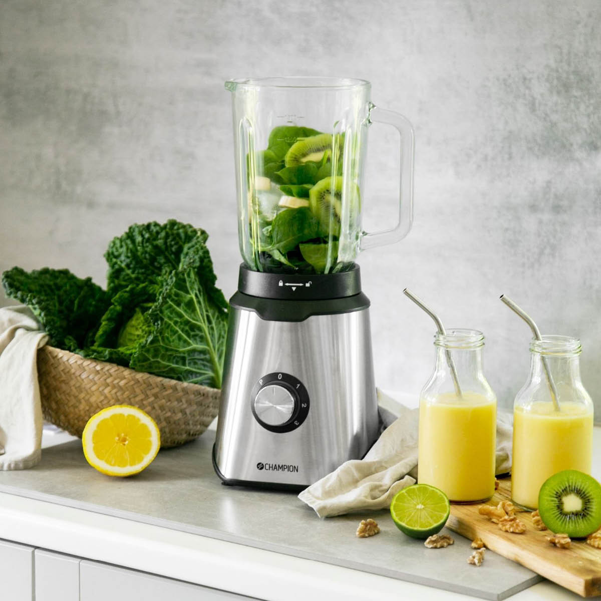 Blender 600W 1,5L Rostfri