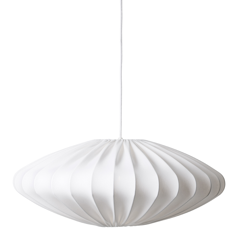 Watt & Veke Ellipse Taklampa Linne 65 cm Vit