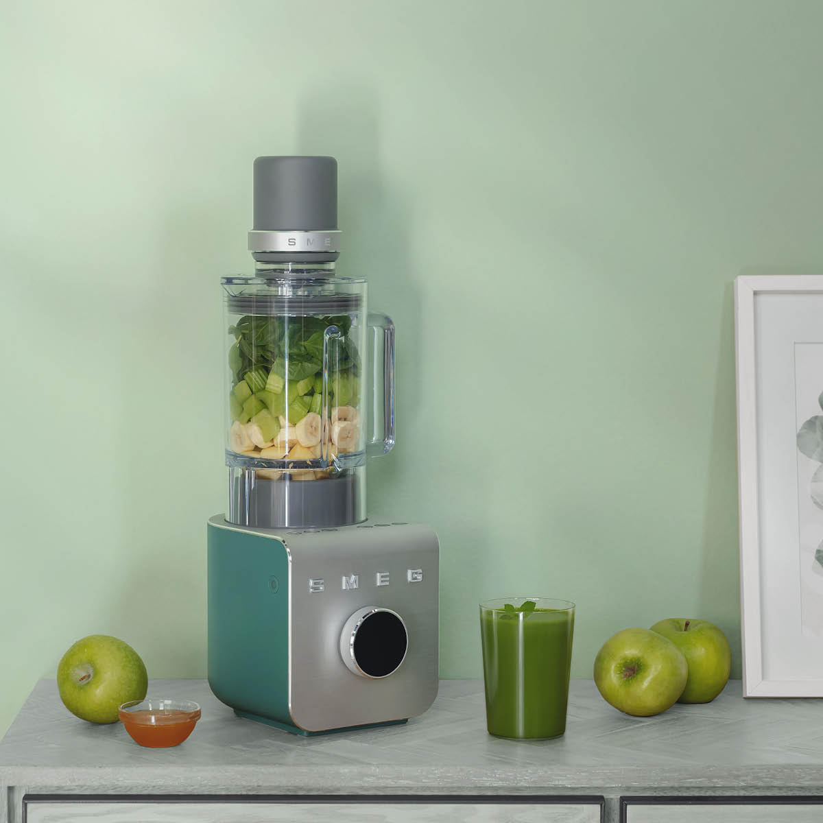 Smeg High Performance Blender med Vaccuumpump Emerald Green