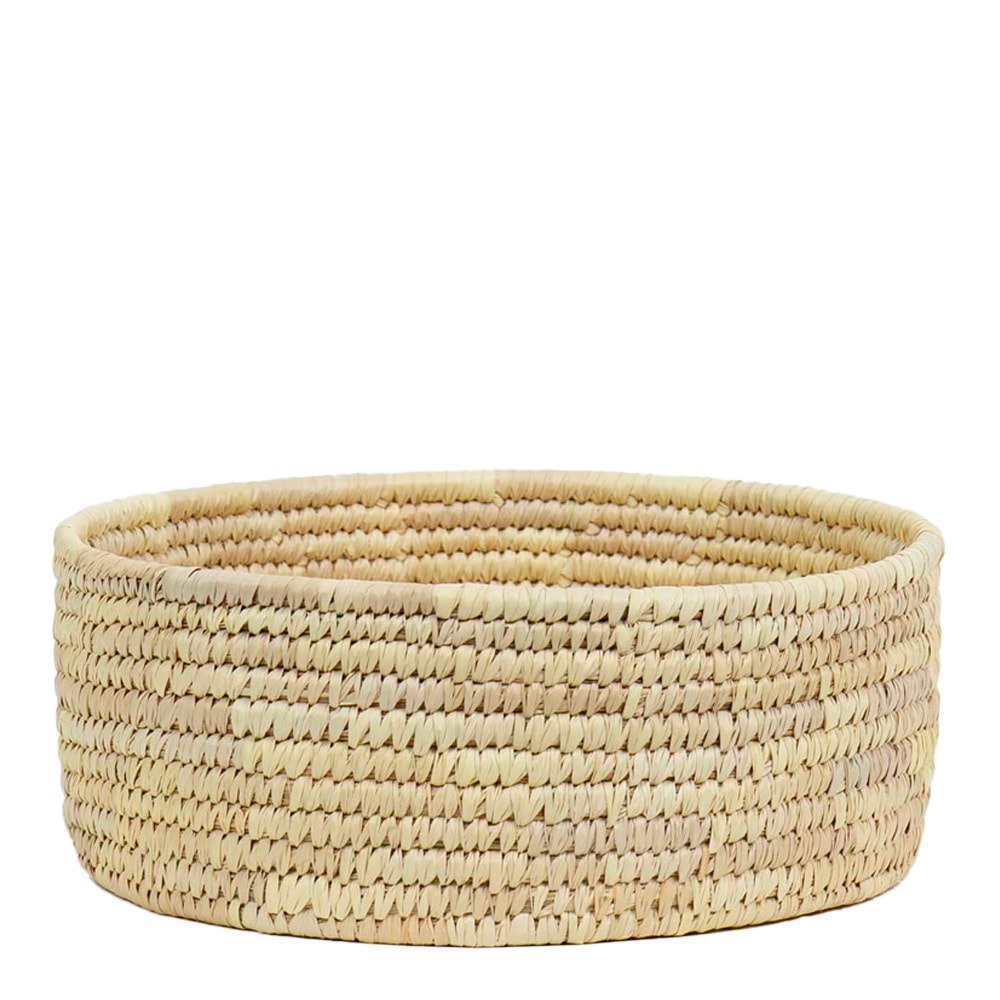 Palm Korg med lock 20x11 cm Natur