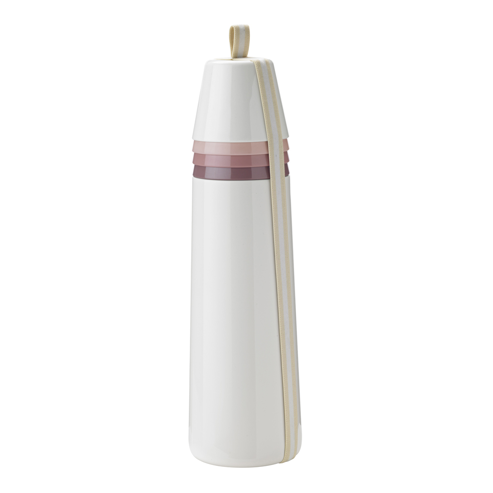 Picnic Termoflaska m 4 Koppar 1L Blossom/Vit