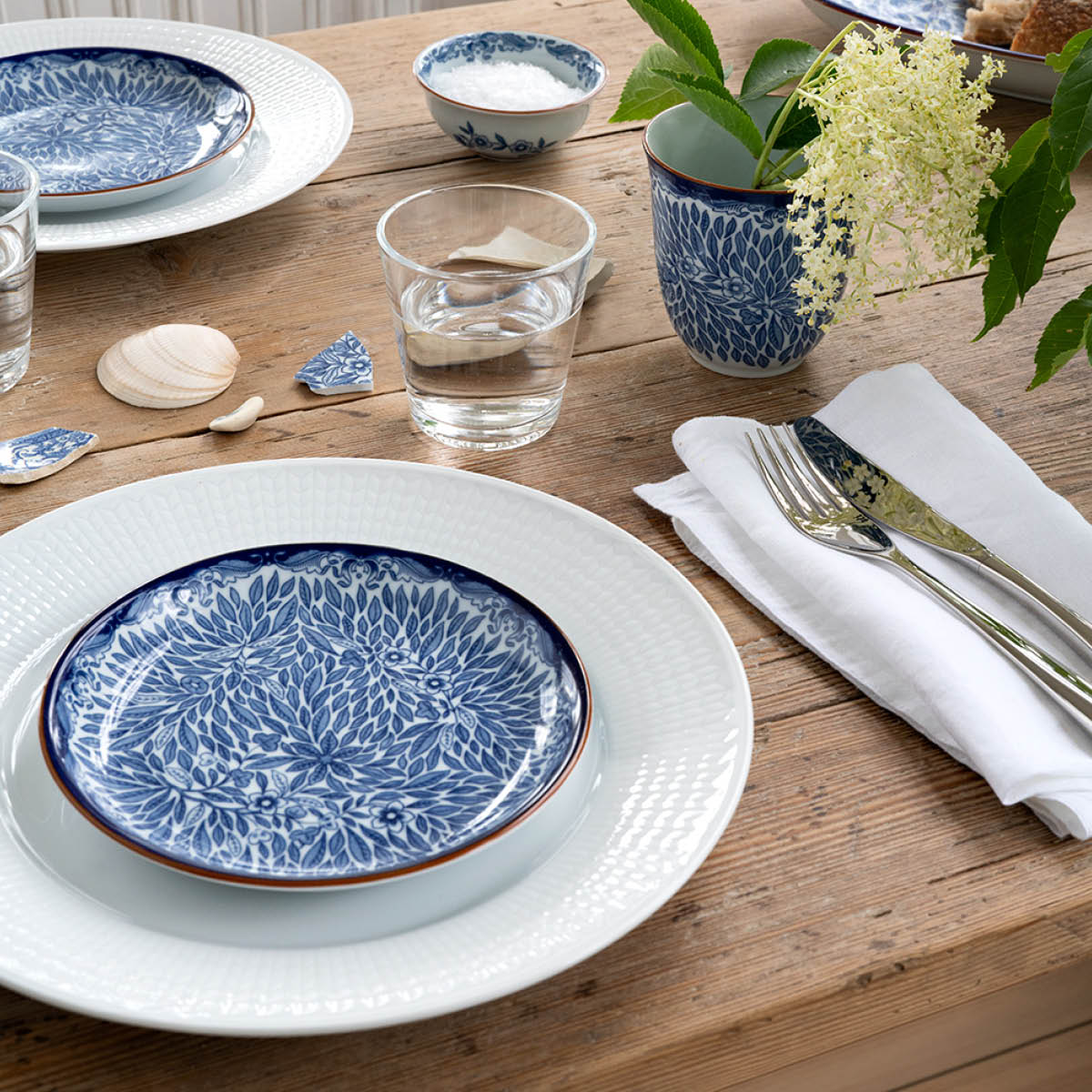 Ostindia Floris Tallrik 16cm Blå