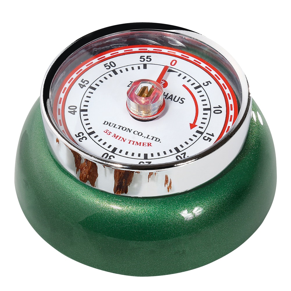Retro Collection Timer med magnet Grön metallic