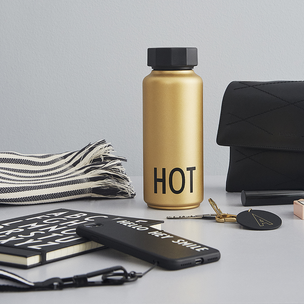 To Go Termoflaska Guld